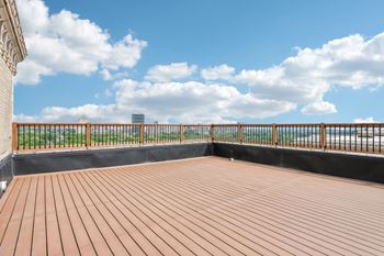 Large balcony
